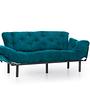 Nitta Triple Sofa Bed 3-seater petrol green 9