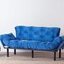 Nitta Triple Sofa Bed 3-seater Blue 1