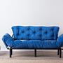 Nitta Triple Sofa Bed 3-seater Blue 2