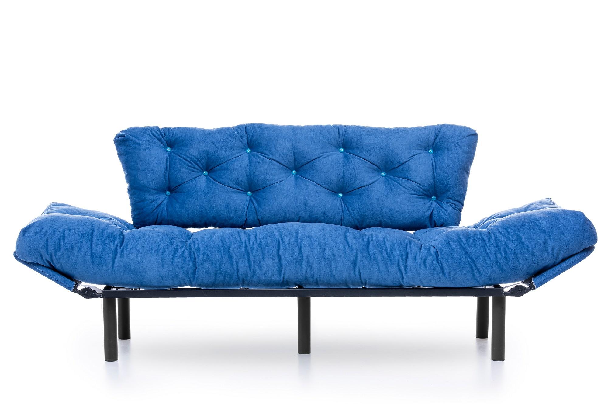 Nitta Triple Sofa Bed 3-seater Blue 7
