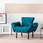 Nitta armchair Petrol Green 1