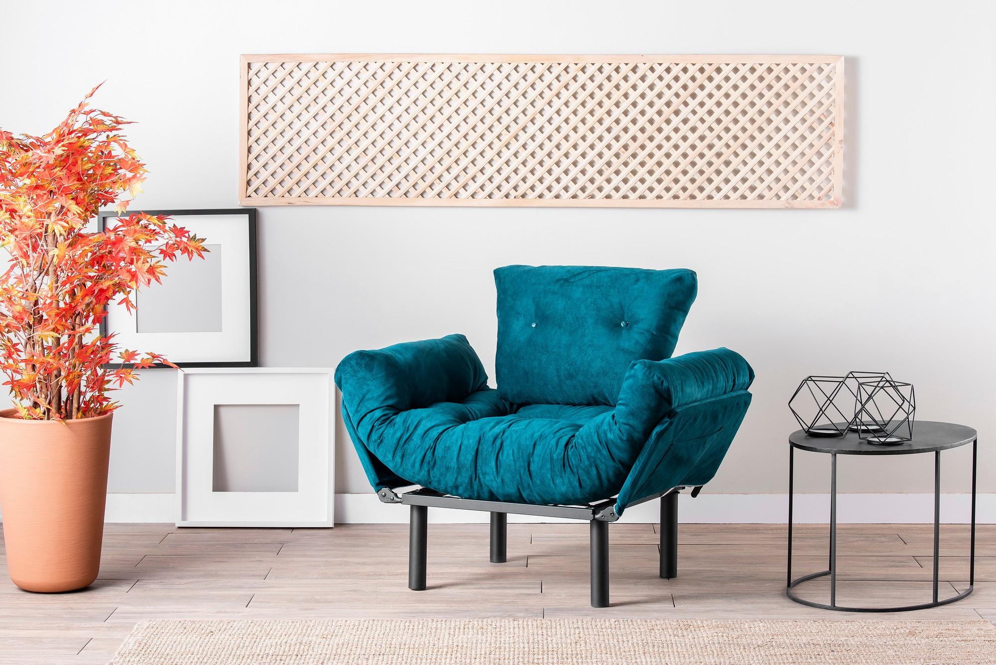Nitta armchair Petrol Green 1