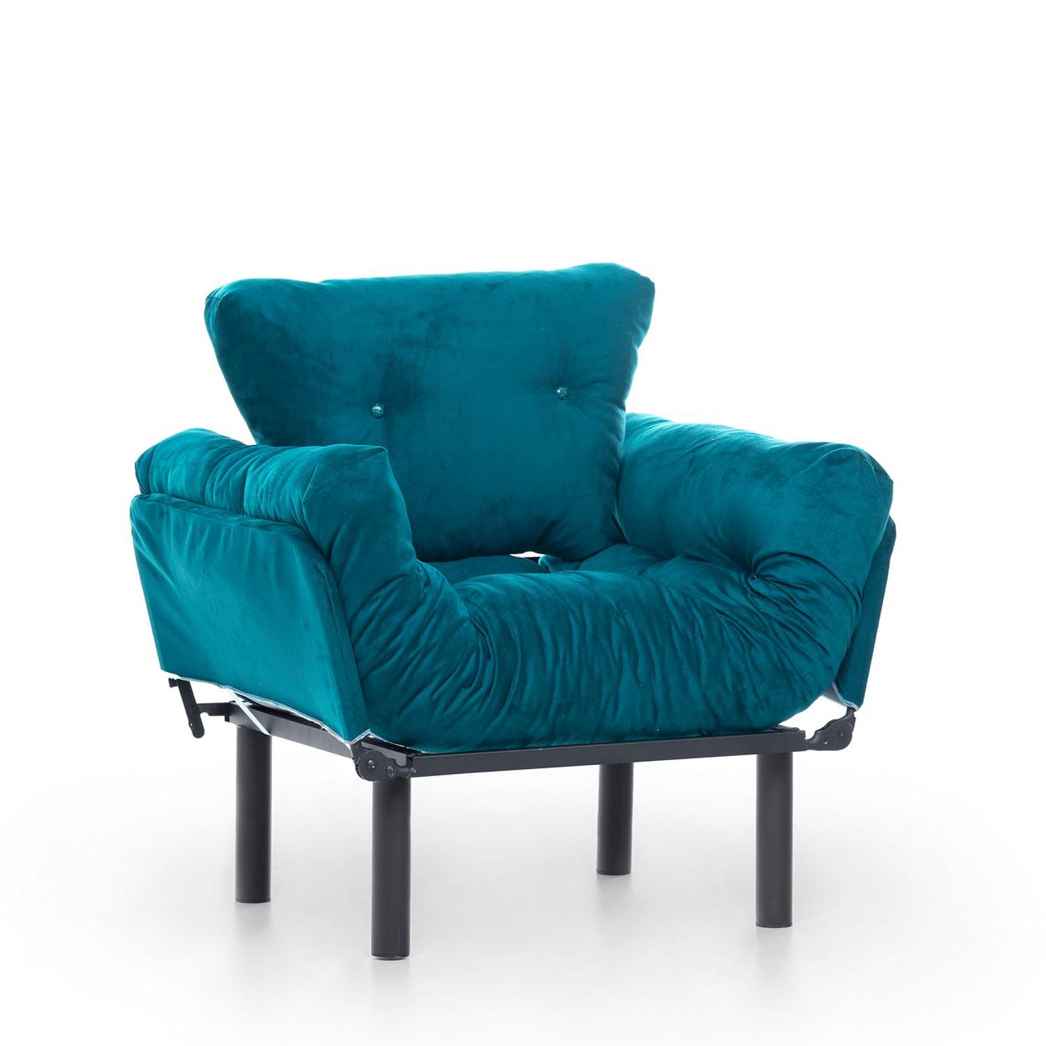 Nitta armchair Petrol Green 4
