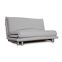 Multy Schlafsofa 2-Sitzer Stoff Hellgrau Neubezug 7
