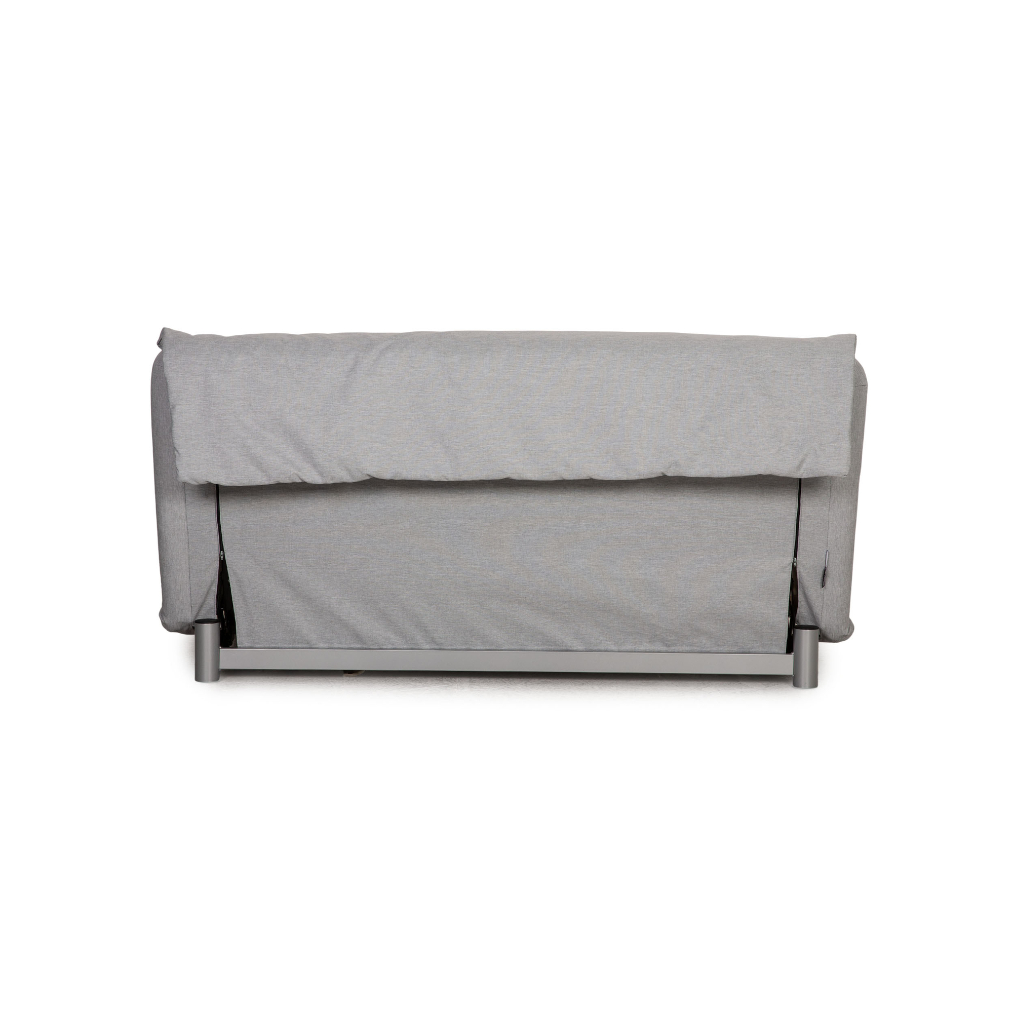 Multy Schlafsofa 2-Sitzer Stoff Hellgrau Neubezug 9