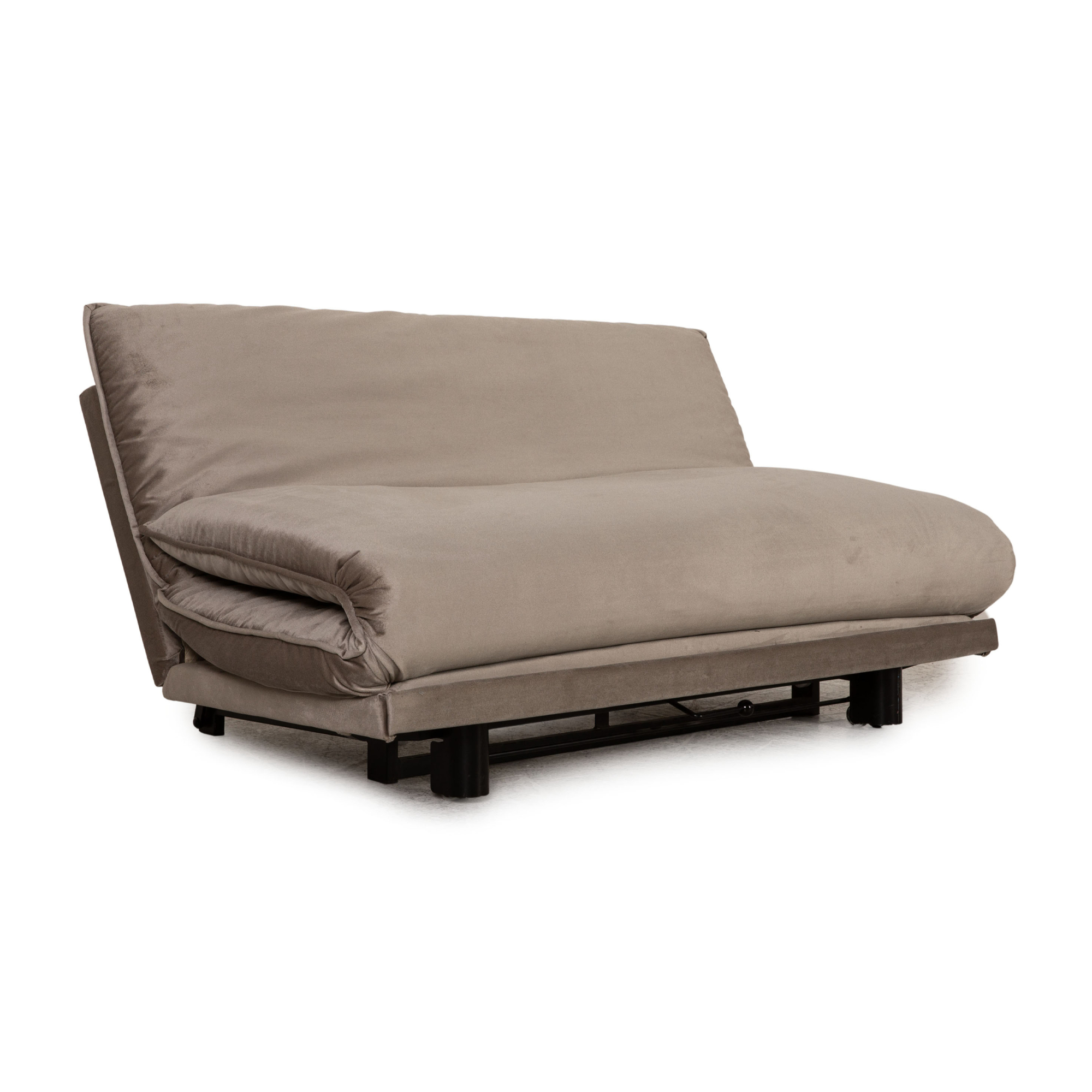Colli Schlafsofa 2-Sitzer Stoff Grau Neubezug 5