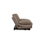 Colli Schlafsofa 2-Sitzer Stoff Grau Neubezug 6
