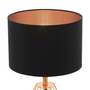 Table lamp Carlton fabric / steel 1-bulb 1