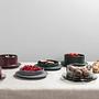 Dishes to Dishes Bowl Ceramic Flat Green 1