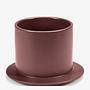 Dishes to Dishes Bowl Ceramic High Aubergine 0