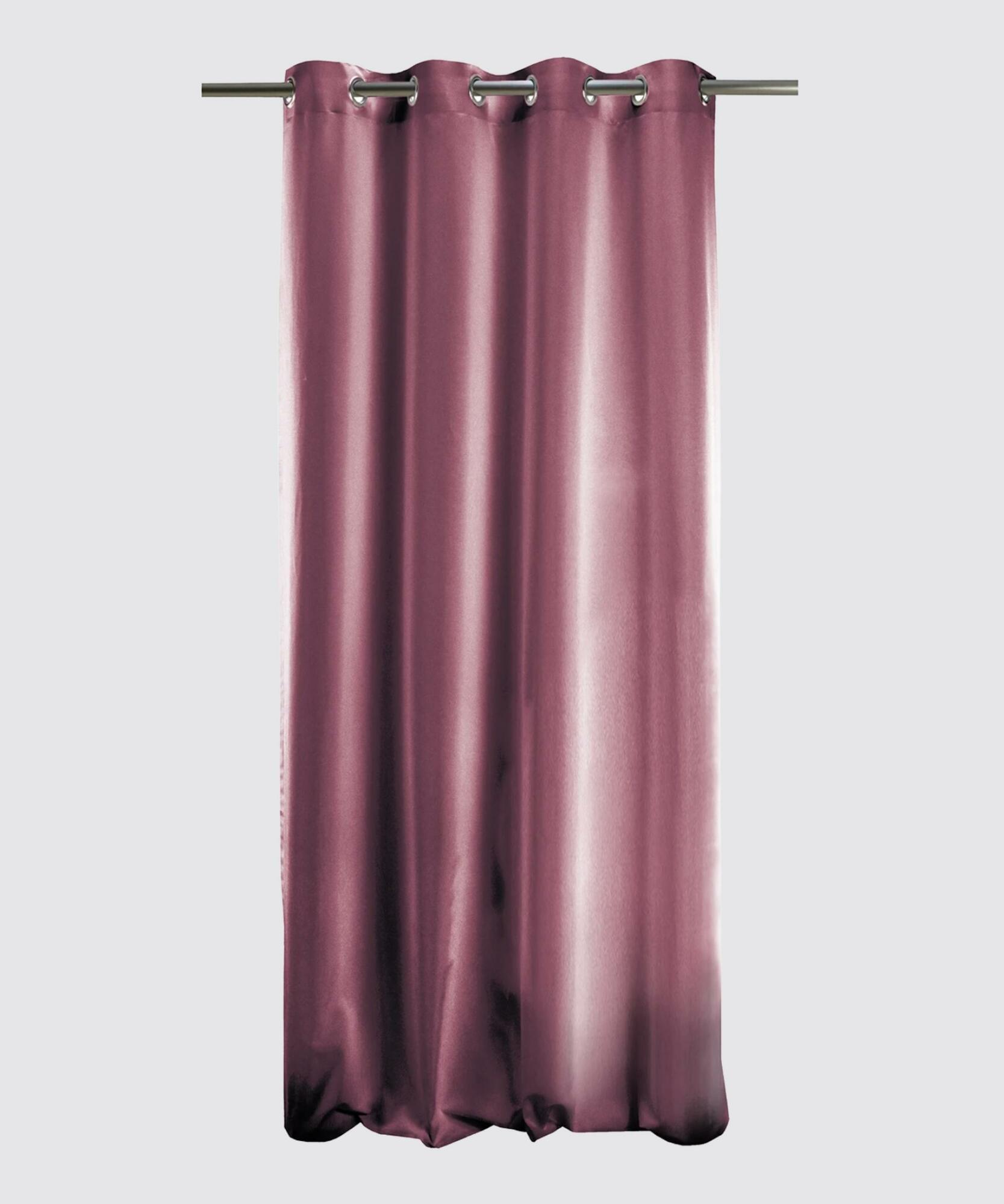 Samtvorhang Aubergine 1