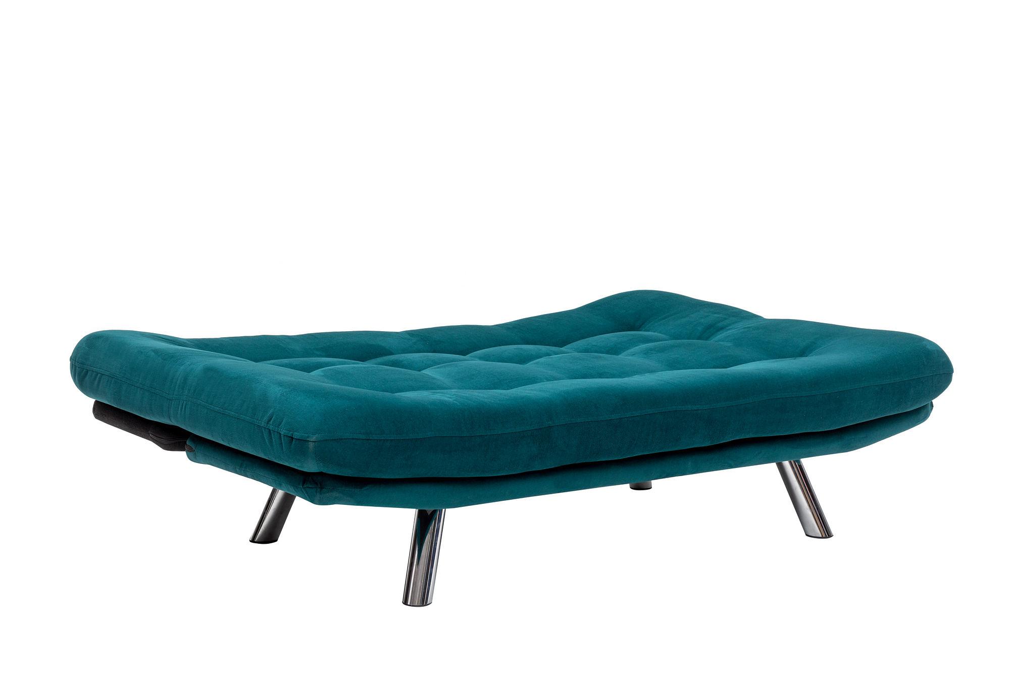 Misa Small Sofa 3-seater petrol green 4