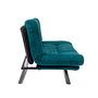 Misa Small Sofa 3-seater petrol green 6