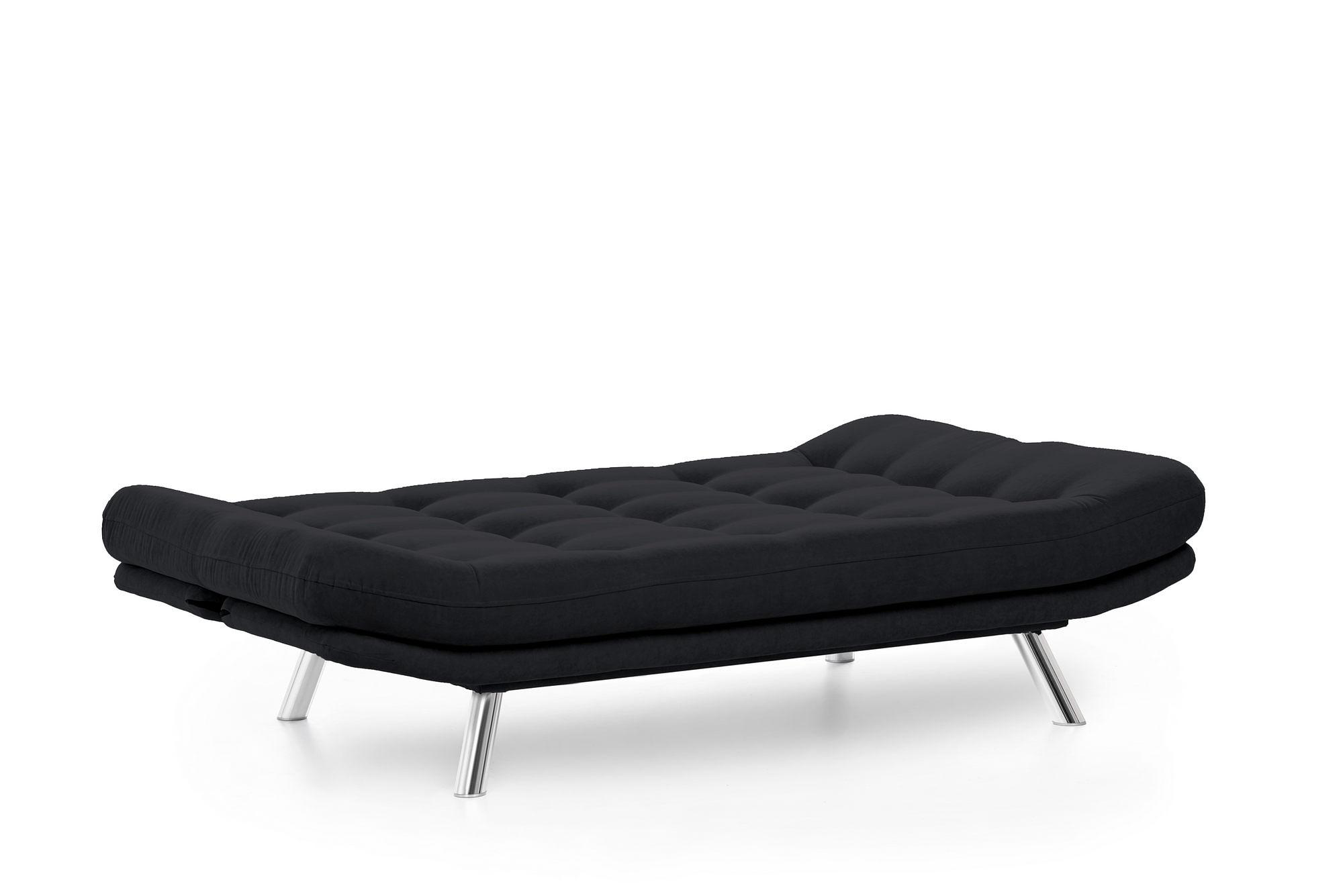 Misa Sofa Bed 3-Seater Black 4