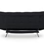 Misa Sofa Bed 3-Seater Black 5