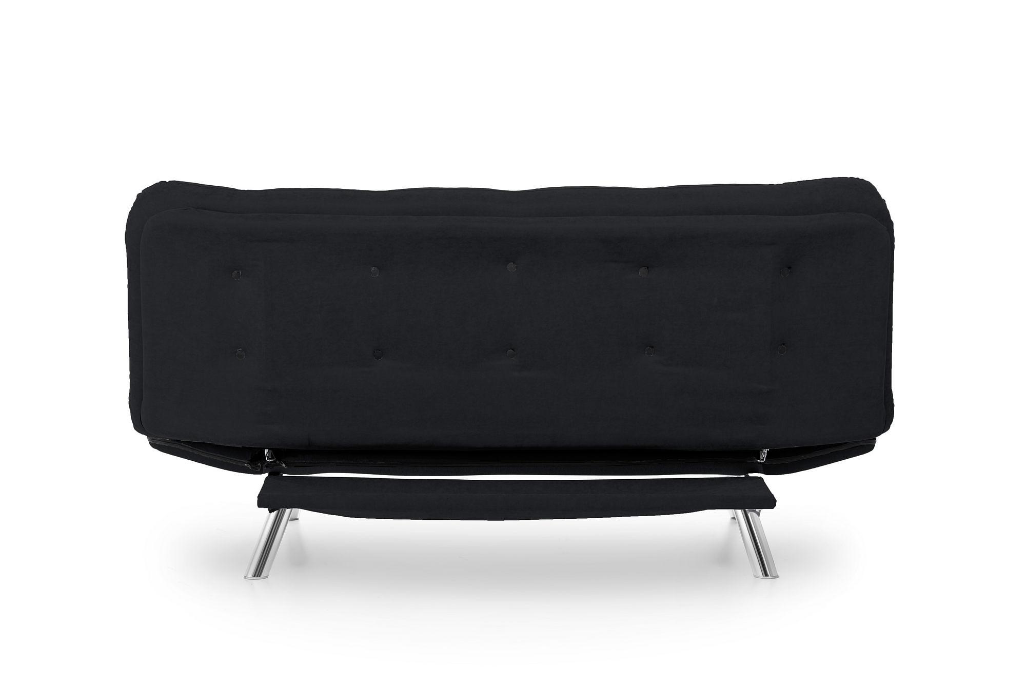 Misa Sofa Bed 3-Seater Black 5