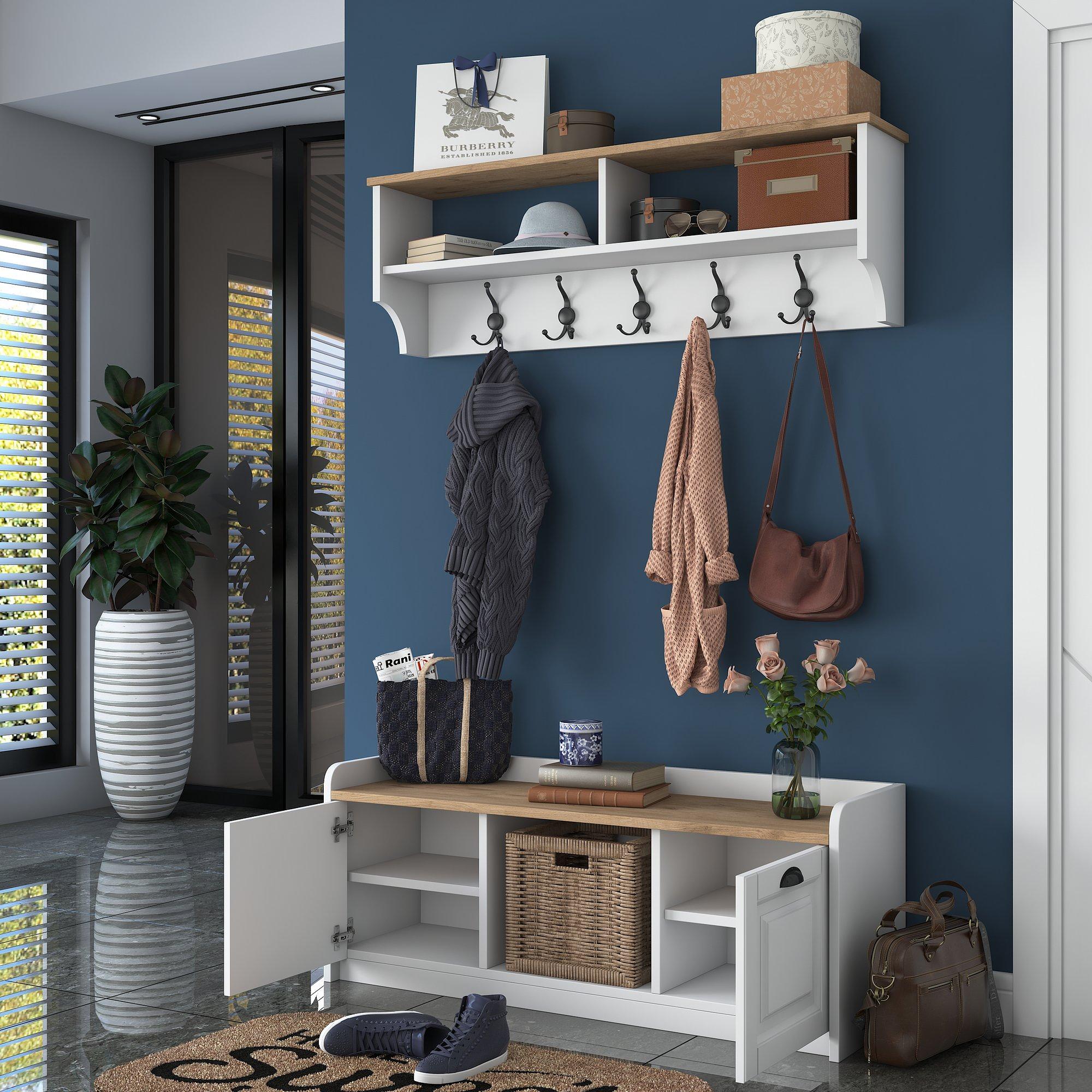 P2 wardrobe wood veneer White 4