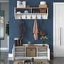 P2 wardrobe wood veneer White 6