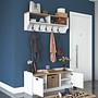 P2 wardrobe wood veneer White 7