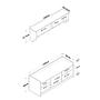 P2 wardrobe wood veneer White 9