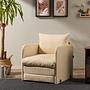 Saga Sofa Bed 1-Seater Cream 0