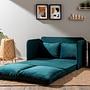 Saga Sofa Bed 2-seater Petrol Green 2
