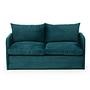 Saga Sofa Bed 2-seater Petrol Green 4