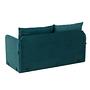 Saga Sofa Bed 2-seater Petrol Green 7