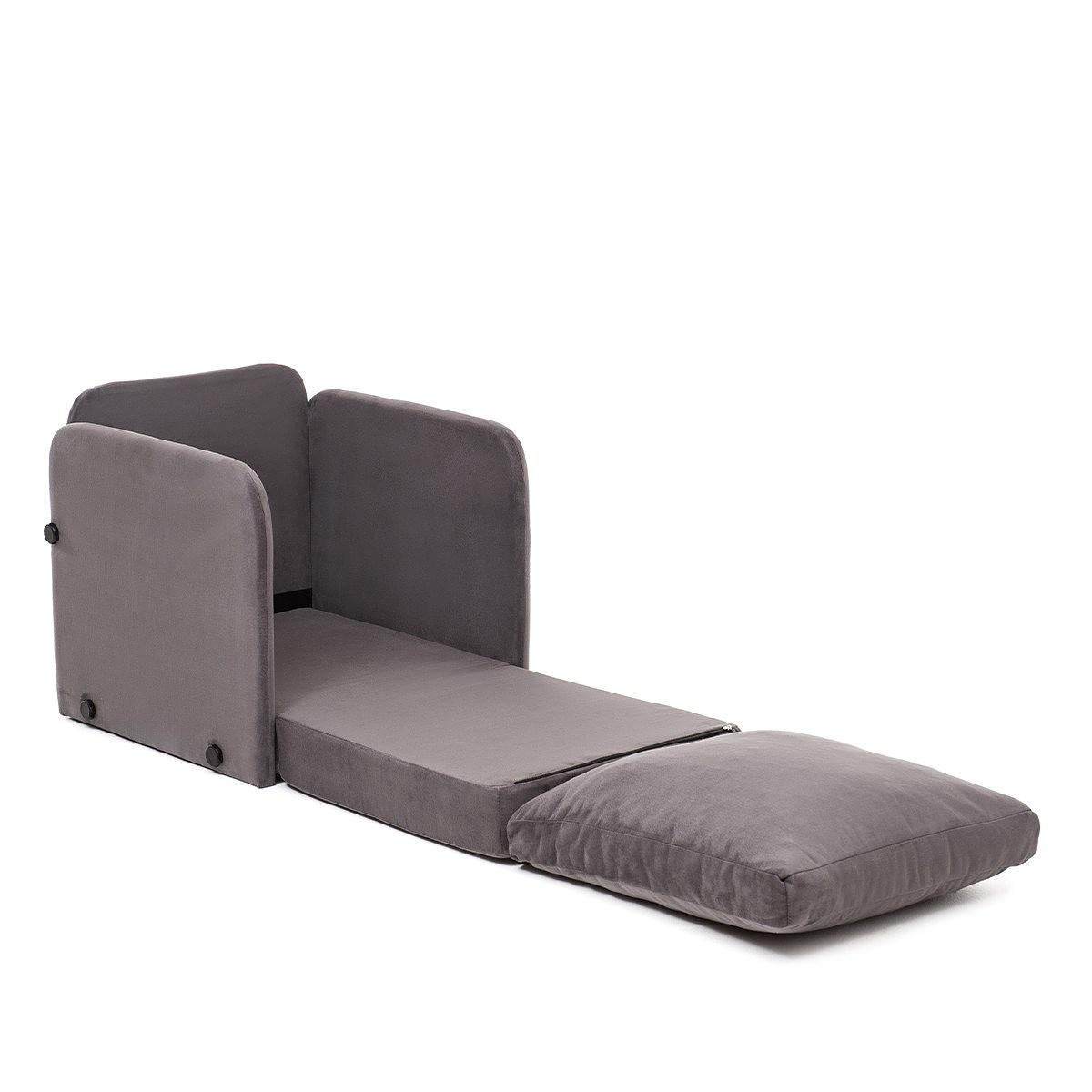 Saga Sofa bed 1-seater Grey 5