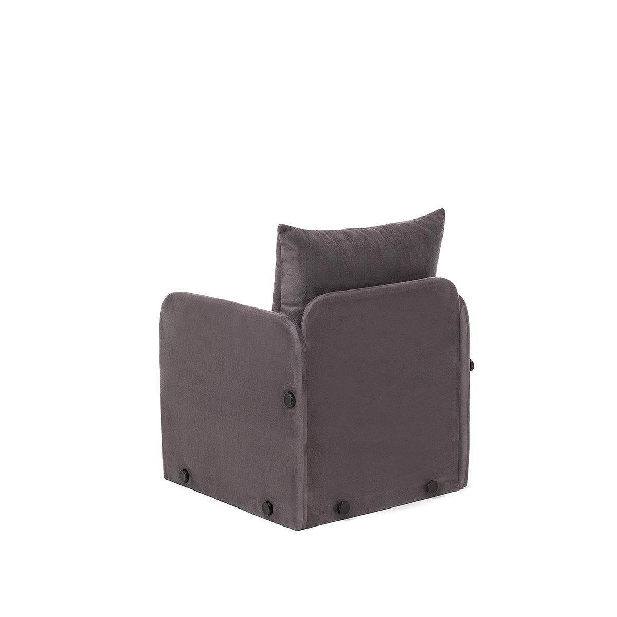 Saga Sofa bed 1-seater Grey 7