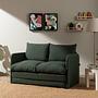 Saga Sofa Bed 2-seater Green 2