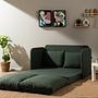 Saga Sofa Bed 2-seater Green 3
