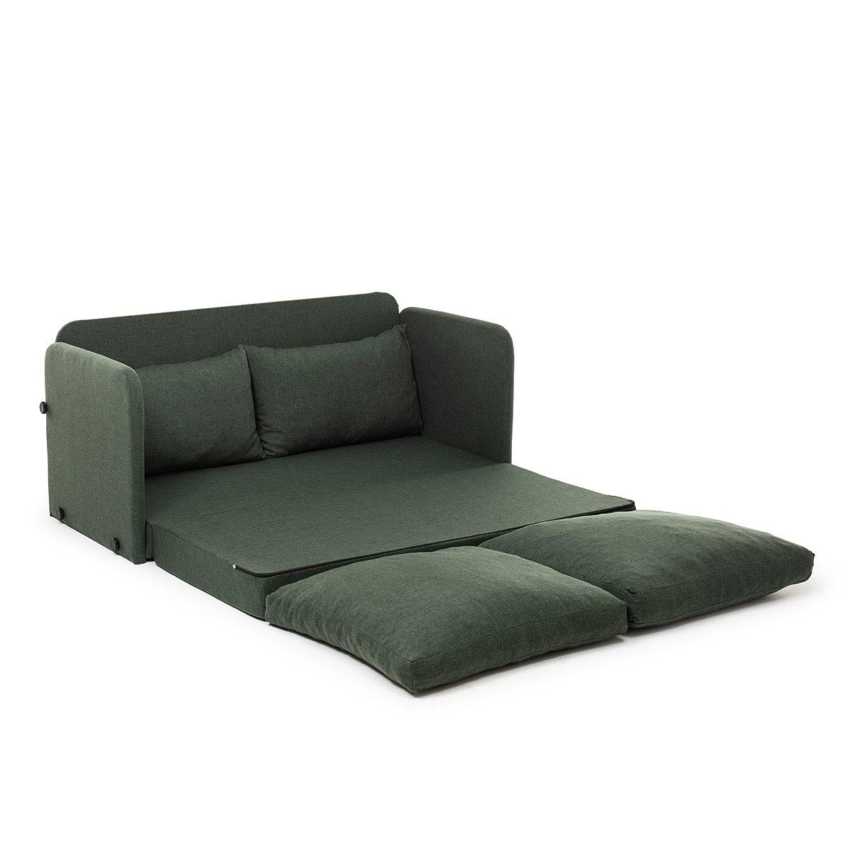 Saga Sofa Bed 2-seater Green 7
