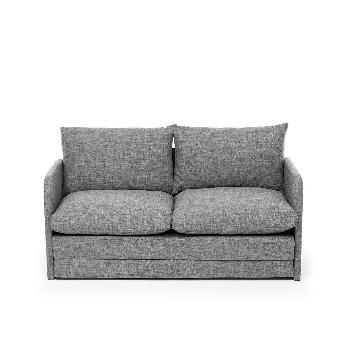 Saga Sofa Bed 2-Seater Light Grey 6