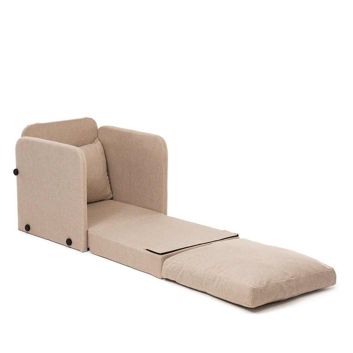 Saga Sofa Bed 1-Seater Beige 5