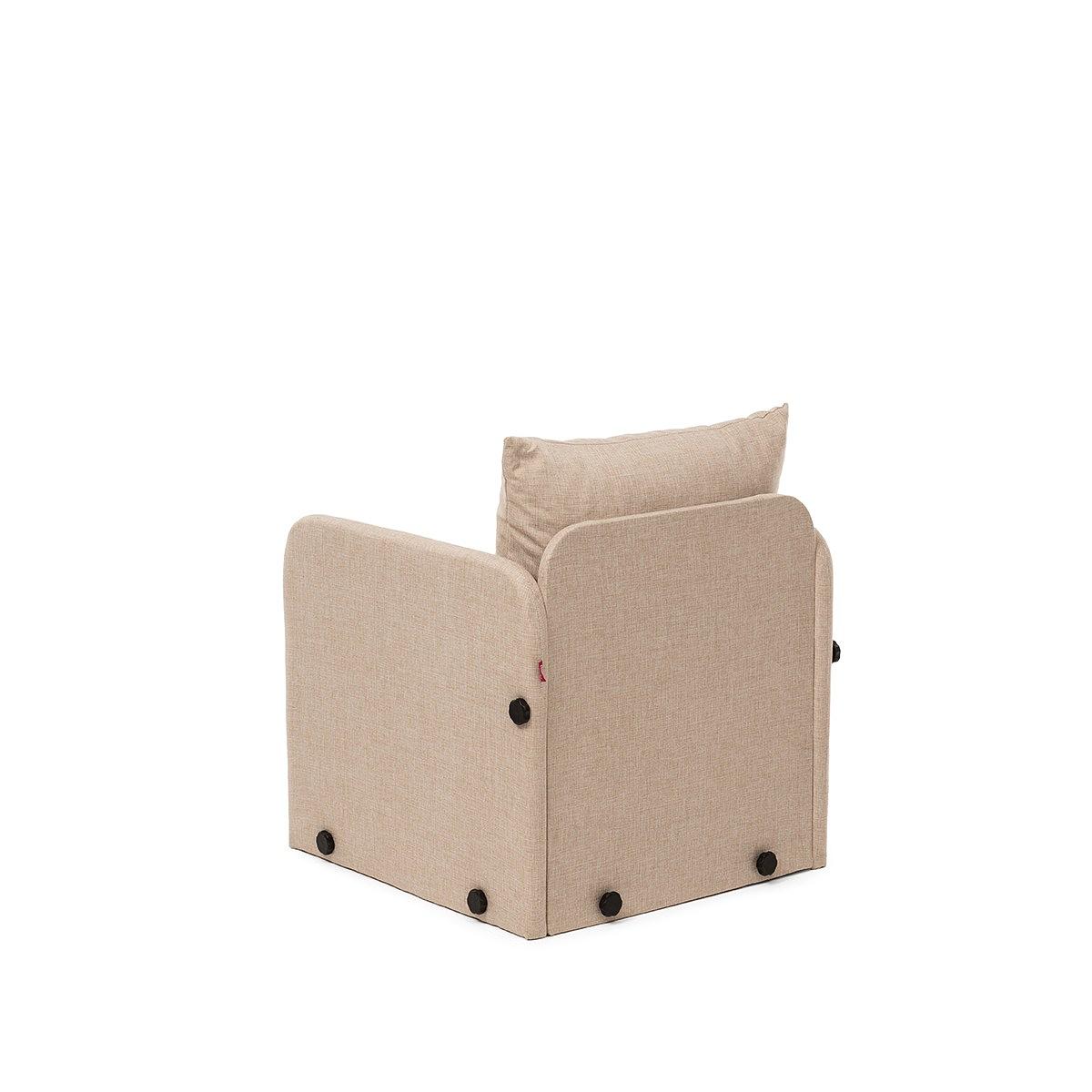 Saga Sofa Bed 1-Seater Beige 7