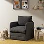 Saga Sleeper Sofa 1-seater Dark Grey 1