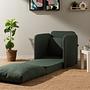 Saga Sofa bed 1-seater Green 2