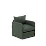Saga Sofa bed 1-seater Green 3