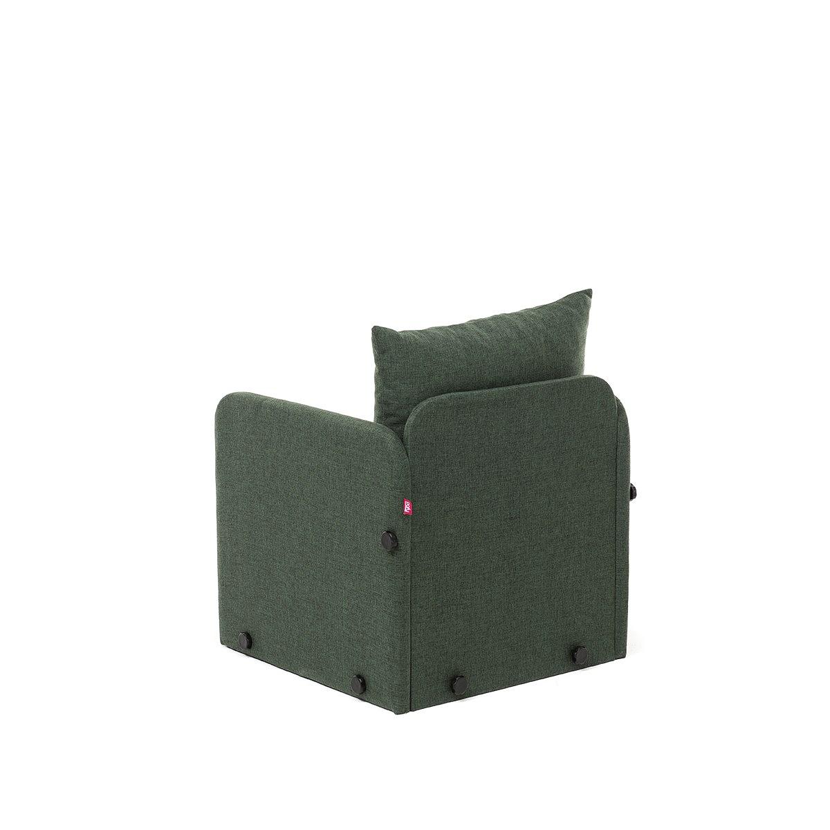 Saga Sofa bed 1-seater Green 6