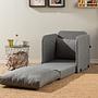 Saga Sofa Bed 1-seater Light Grey 2