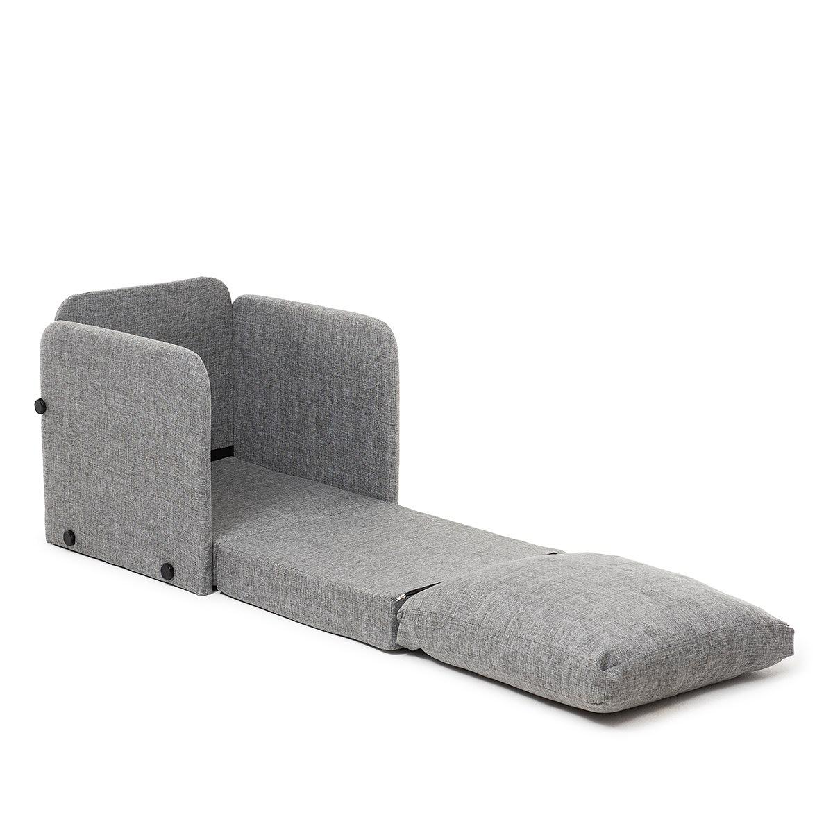 Saga Sofa Bed 1-seater Light Grey 7