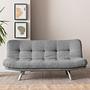 Misa Small Sofa Bed 3-seater Light Grey 0