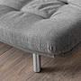 Misa Small Sofa Bed 3-seater Light Grey 2