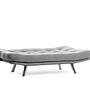 Misa Small Sofa Bed 3-seater Light Grey 6