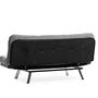 Misa Small Sofa Bed 3-seater Light Grey 8