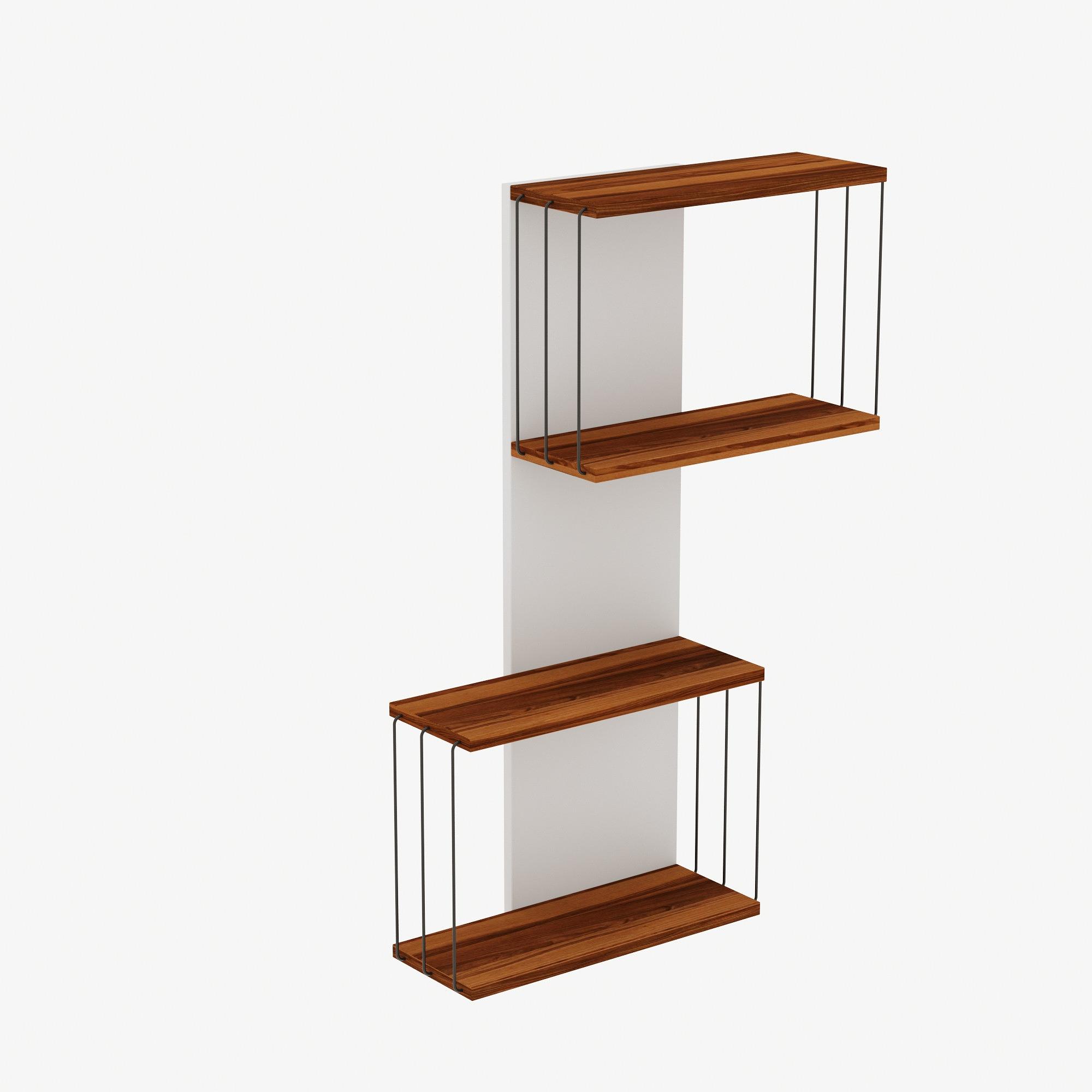 Destan Wandregal Holzfurnier 2