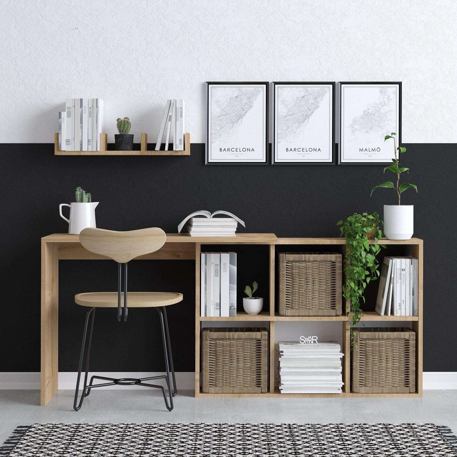 Blake desk wood veneer 0