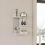 Kinik Wall shelf Wood veneer White 0