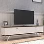 Paris Lowboard Wood Veneer White 0